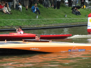 Two boats in the sprint