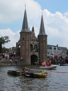 Restart for the afternoon at the town of Sneek