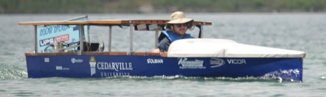 Cedarville University boat