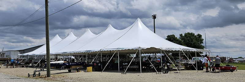 Team paddock tent