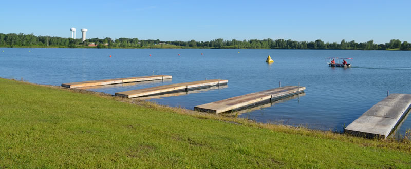 Docks on the lake